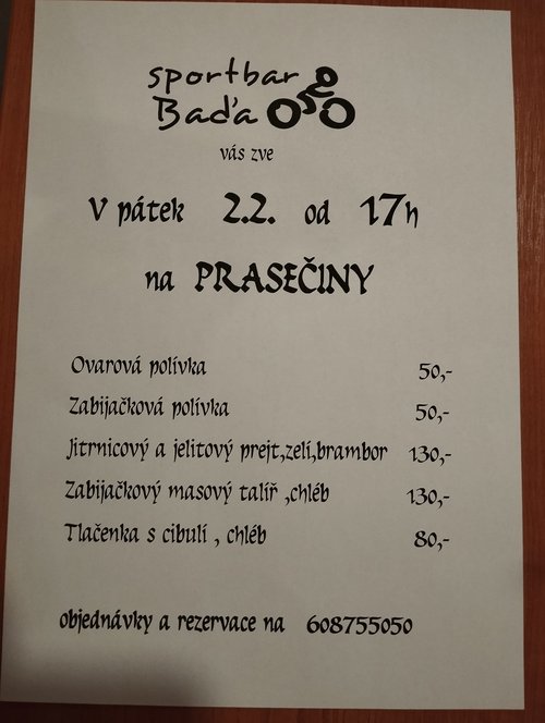 Pozvánka na prasečiny